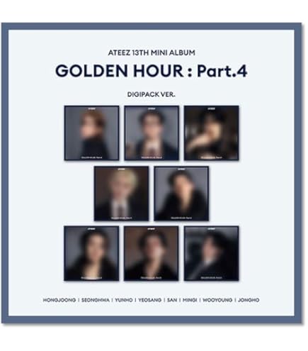 Amazon.com: ATEEZ GOLDEN HOUR : Part.4 POCA Album Version KPOP Pre